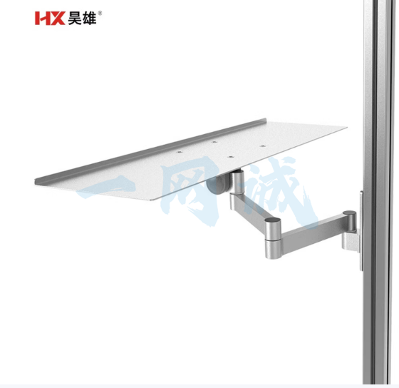 昊雄电脑显示器壁挂支架工业挂墙显示屏挂架40铝型材专用墙面电脑旋转支架 键盘板61*19.5 PIT-21/PKB