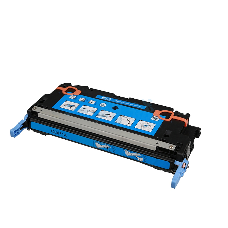 天威（PrintRite）Q6471A硒鼓 适用惠普HP Color LaserJet 3600/3600N/3600DN 青色带芯片 高清版