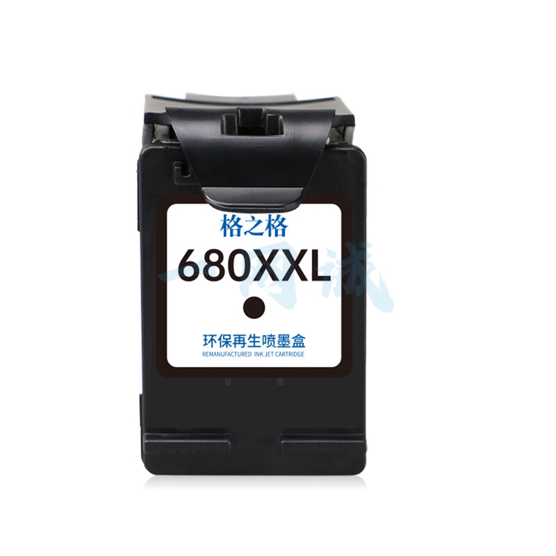 格之格 适用惠普680墨盒 2677墨盒 3636 3776 5088 2135 3835 3138 2676 4538 hp3636打印机墨盒黑色可加墨