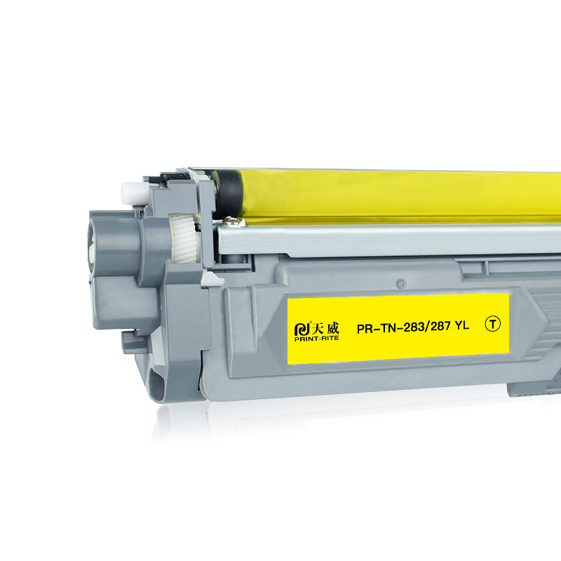 天威 TN-287Y粉盒 黄色 适用兄弟HL-3160CDW 3190DW DCP-9150CDW 9350CDW DCP 9030CDN墨盒 TN-283大容量墨粉