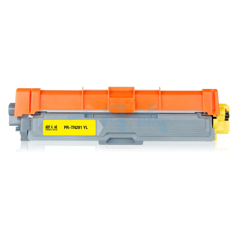 天威TN-281粉盒 黄色 适用兄弟HL-3140CW 3150CDW 3170CDW 3142CW墨粉MFC-9140CDN 9330CDW墨盒 TN285硒鼓