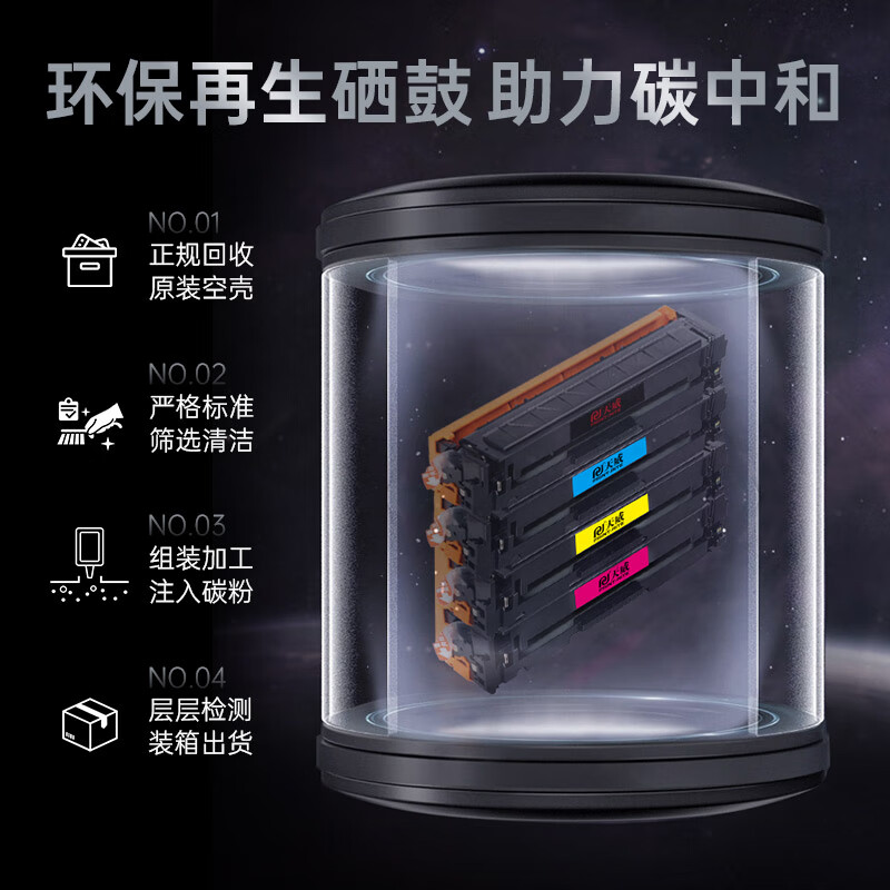 天威CRG-054硒鼓黑色 适用佳能LBP621Cw LBP623Cdn/Cdw ic MF641Cw MF642cdw MF643Cdw MF645Cx硒鼓专业装