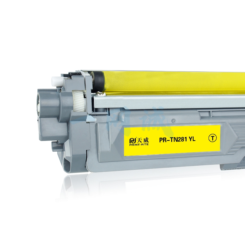 天威TN-281粉盒 黄色 适用兄弟HL-3140CW 3150CDW 3170CDW 3142CW墨粉MFC-9140CDN 9330CDW墨盒 TN285硒鼓